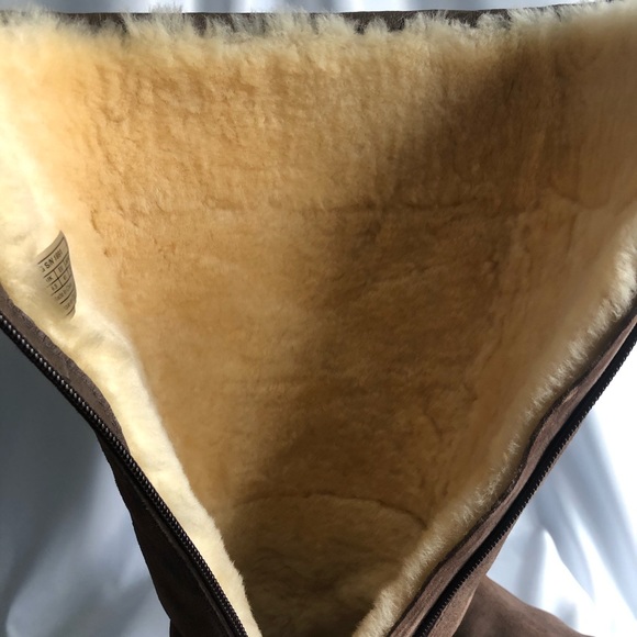 UGG Tall Zip Up Suede Boots - Picture 5 of 8